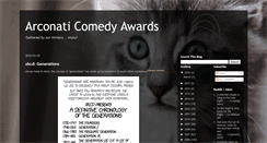 Desktop Screenshot of comedy.arconati.us