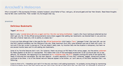 Desktop Screenshot of blog.arconati.us