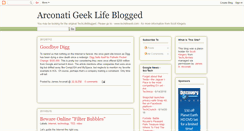 Desktop Screenshot of geek.arconati.us